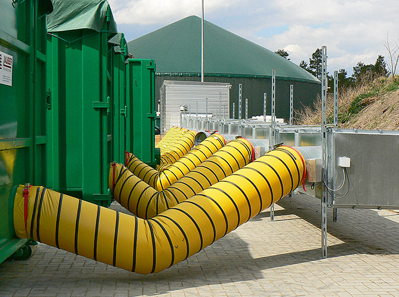 Yellow Flexible Air Ducting